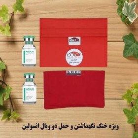 تصویر کیف خنک نگهدارنده انسولین لوک آی مدل 2 ویال کد 00 مجموعه 2 عددی 