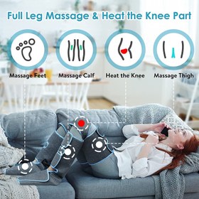 تصویر ماساژور تمام اتوماتیک مدل 2023 Foot air pressure leg massager