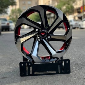 تصویر رینگ اسپرت سایز ۱۵ (۱۰۸×۴) رختراش مشکی Sport wheel size 15" (4×108) MB