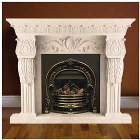 تصویر شومینه سنگی 6 