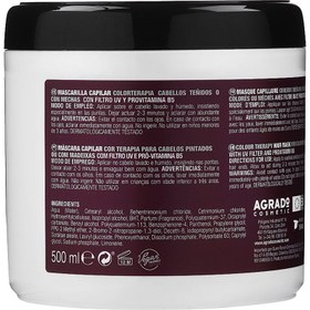 تصویر ماسک موی آگرادو برای موهای رنگ شده حجم 500 میلی لیتر Agrado Colour Therapy Professional Hair Mask