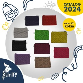 تصویر پوشه زیپی A5 کلین کد 501 