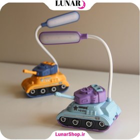 تصویر چراغ مطالعه فانتزی تانک Tank-Shaped Desk Lamp