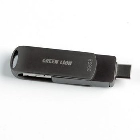 تصویر فلش مموری چندکاره گرین لاین مدل GN4IN1P256 ظرفیت 256 گیگابایت Green Lion 4 in 1 Pro Flash Drive