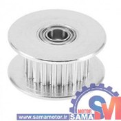 تصویر پولی تایمینگ هرزگرد 16 دندانه GT2 عرض 6 میلی متر Idler Timing Belt Pulley GT2 16 teeth width 6mm