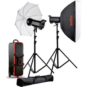 تصویر کیت فلاش استودیویی گودکس Godox QT600II 2-Light Studio 