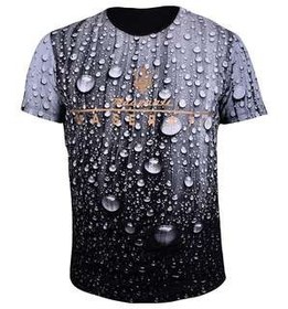 تصویر تی شرت سه بعدی مردانه آلما مدل 1001 