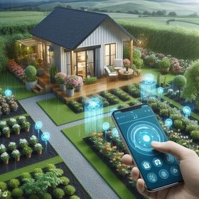 تصویر کنترل آبیاری هوشمند tuya 