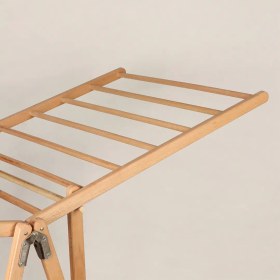 تصویر رخت آویز دوطرفه چوبی 