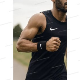 تصویر مچ بند حوله ای ورزشی نایک 