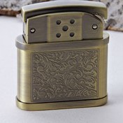 تصویر فندک گازی مارک دلفین مدل بته جقه تخت 