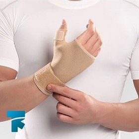 تصویر مچ کف بند نئوپرنی شست دار پاک سمن ا Paksaman Neoprene Wrist and Thumb Support Paksaman Neoprene Wrist and Thumb Support