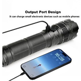 تصویر چراغ قوه ZINGARO مدل G500 نوردهی فوق العاده عالی ZINGARO G500 model flashlight