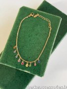 تصویر دستبند نگین رنگی ژوپینگ 