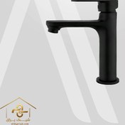 تصویر شیر روشویی البرز روز مدل ونتو مشکی 