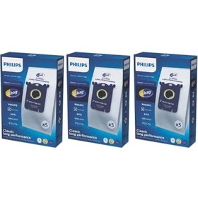 تصویر پاکت جاروبرقی مدل 1032 سه بسته 5 عددی مناسب برای جاروبرقی های فیلیپس و الکترولوکس کدB8431 