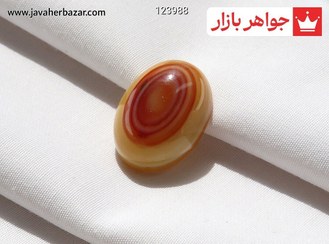 تصویر نگین عقیق باباقوری کد 123988 