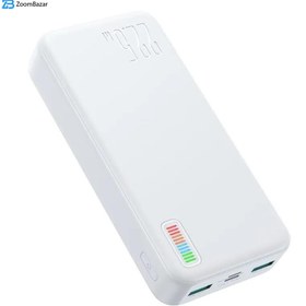 تصویر پاور بانک جوی روم مدل JR-QP195 ظرفیت 20000 میلی آمپر ساعت Joyroom power bank model JR-QP195 capacity 20000 mAh