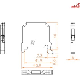 تصویر ترمینال ریلی سری دیودی (RDT 2.5 - CDC) سایز 2.5 (RT/SK1.5-TS(RDT2.5-CDC