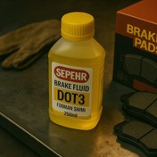 تصویر روغن ترمز سپهر (زرد) فومن شيمي DOT3 250ml 