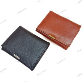 تصویر کیف پول چرم طبیعی مدل سه لت 
