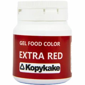 تصویر رنگ ژله ای قرمز اکسترا کپی کیک 