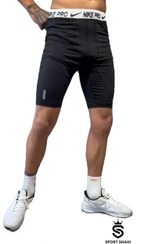 تصویر شلوارک ورزشی مردانه نایکی کد 2478 مشکی 