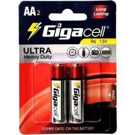 تصویر باطري قلمي معمولي دوتايي گيگاسل 