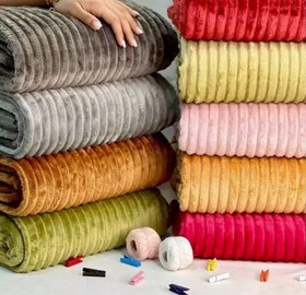 تصویر پتو مخمل کبریتی ملک 