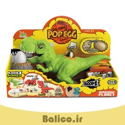 تصویر اسباب بازی طرح دایناسور تخم گذار موزیکال و چراغدار مدل DINOSAUR PLANET کد RS060 