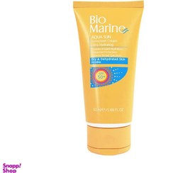 تصویر کرم ضدآفتاب بی رنگ بایو مارین (Bio Marine) مدل Aqua Sun مناسب پوست خشک با SPF50 حجم 50 میلی‌ لیتر 