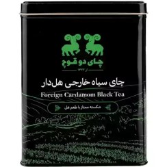 تصویر چای سیاه شکسته ممتاز دو قوچ با طعم هل ۴۵۰ گرم قوطی فلزی 