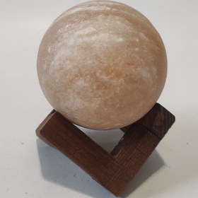 تصویر سنگ نمک قطر 8 مدل گوی با پایه c4 salt ball r 8 stand c4