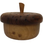 تصویر قندان چوبی طرح بلوط مدل Chb-12 