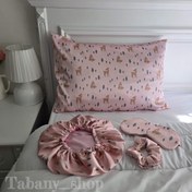 تصویر پک ساتن ابریشم طرح غزال 