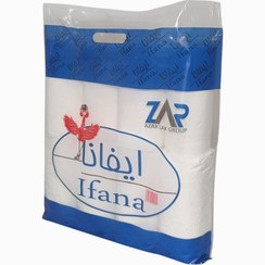 تصویر دستمال کاغذی حوله ای ۶ قلو ایفانا 