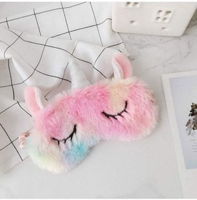 تصویر ماسک خواب چشم یونیکورن کایویی دو تکه برند lydbaobo 2-Piece Kawaii Unicorn Sleeping Eye Mask