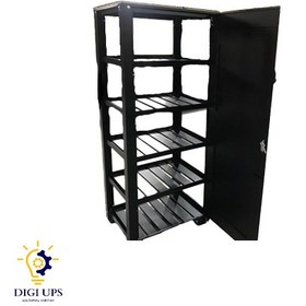 تصویر کابینت باتری پنج طبقه تا 30 باتری 100 مدل B30 Battery Cabinet B30