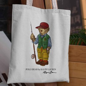 تصویر توت بگ تدی teddi bear tote bag