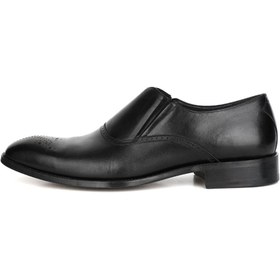 تصویر کفش کلاسیک مردانه تخته چرم 