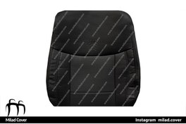 تصویر روکش صندلی اطلس چرم رنگ مشکی 