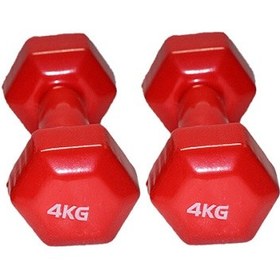 تصویر دمبل روکشدار ایروبیک از 0.5 تا 5 کیلوگرم جفتی - 0.5K / مشکی dumbbell