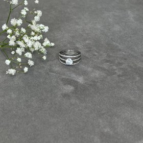 تصویر انگشتر تک نگین 