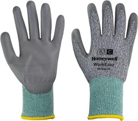 تصویر دستکش کار ایمنی Honeywell سطح برش محافظ سطح A3/C - ارسال 20 روز کاری Honeywell Safety Work Gloves Protective Cut Level A3/C, Mechanical and cut resistance polyurethane coating- Grey