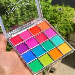 تصویر پالت سایه چشم ۱۶ رنگ میس لارا با پیگمنت بالا 