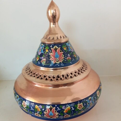 خرید و قیمت قندان سفینه ای مشبک شده سایز 25 مس و پرداز | ترب