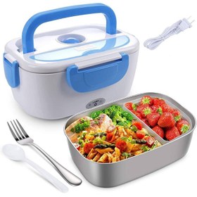 تصویر ظرف غذا برقی(لانچ باکس برقی)دوکاره مدل DFH-001/DFH-002 Electric lunchbox