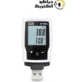 تصویر دماسنج و رطوبت سنج سی ای ام مدل DT-191A CEM DT-191A Thermohygrometer