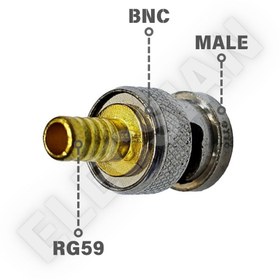 تصویر کانکتور BNC مدل BNC1059-P 