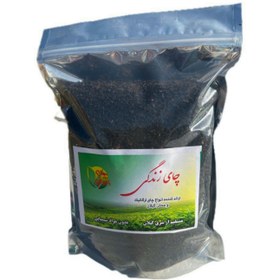 تصویر چای قلم درجه یک گیلان اصیل و سورت شده و بدون ساقه با طعم و عطر واقعی چای شمال بسته 500 گرمی 